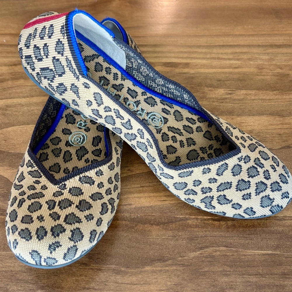 Rothy’s Leopard Flats